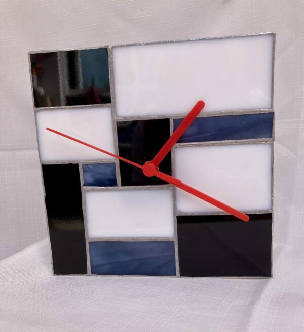 mondrian style clock